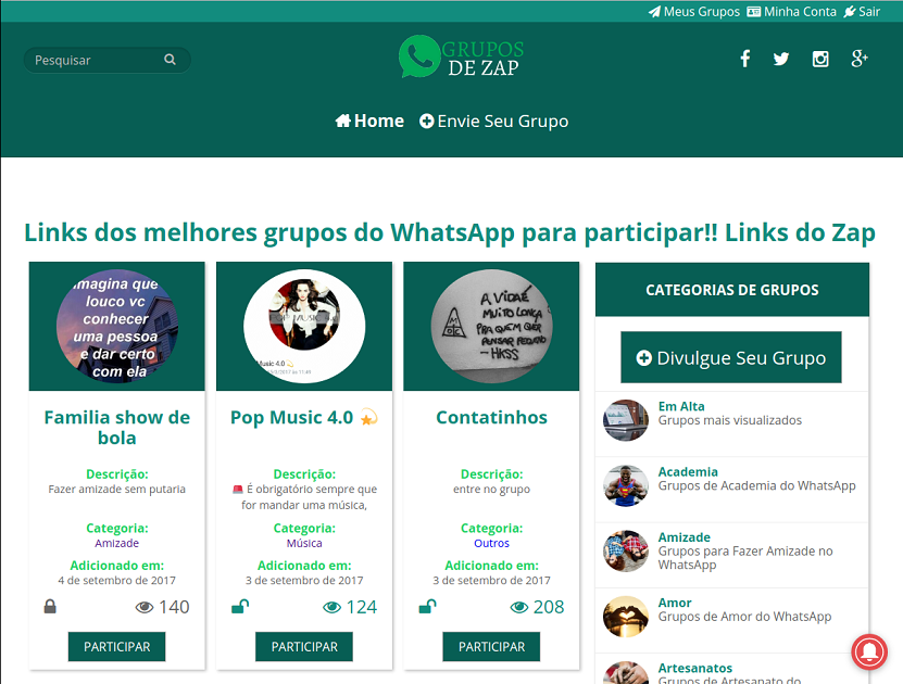 Grupo de WhatsApp Fino 🍷🗿 senhores - ZapLinksBrasil