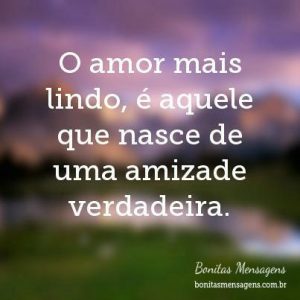 Namoro ou amizade?