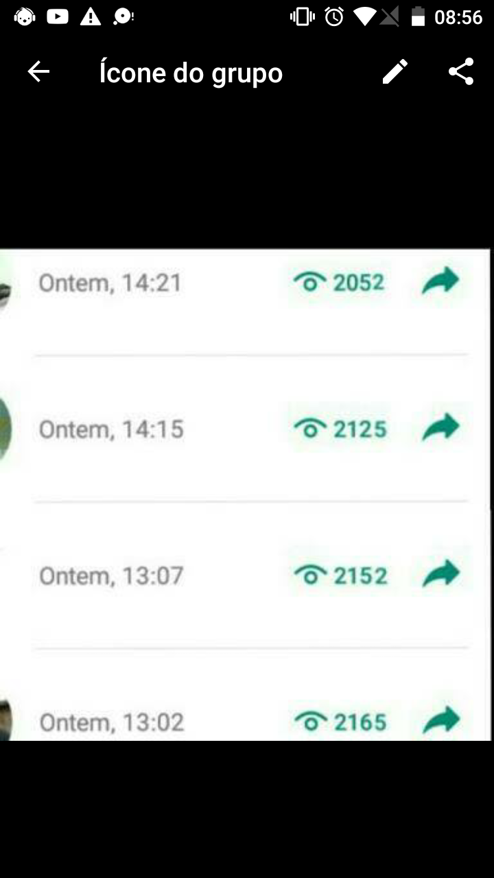 Vizualização de status?