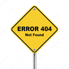 Error 404! Not found