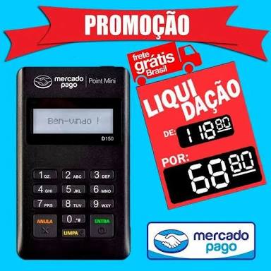 Maquininha Point mini R$ 68