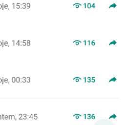 Visualizacoes de status?