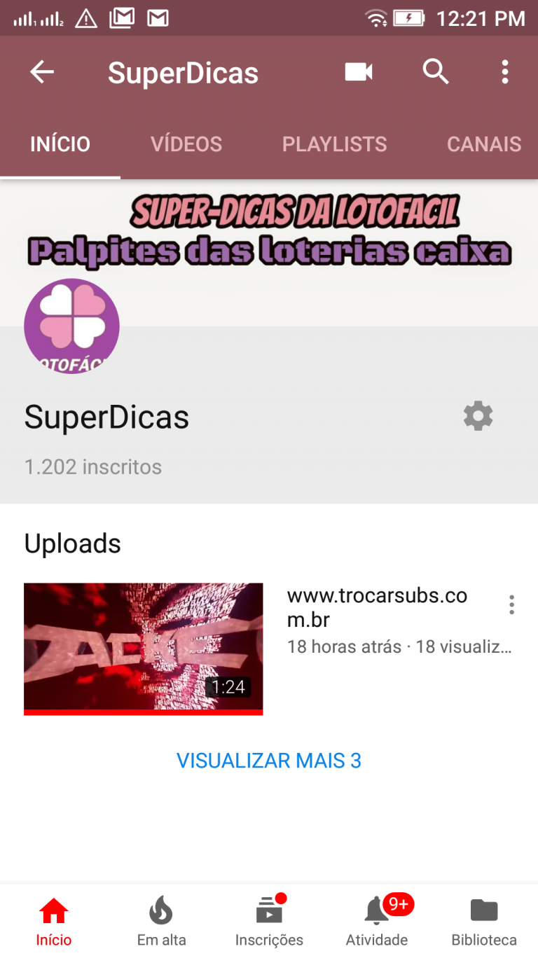 Sorteio 1 canal no YouTube gratis