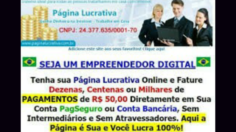 PÁGINA LUCRATIVA