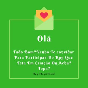 Criação de Rpg♡