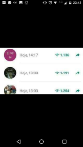 Visualizaçao no status??✔