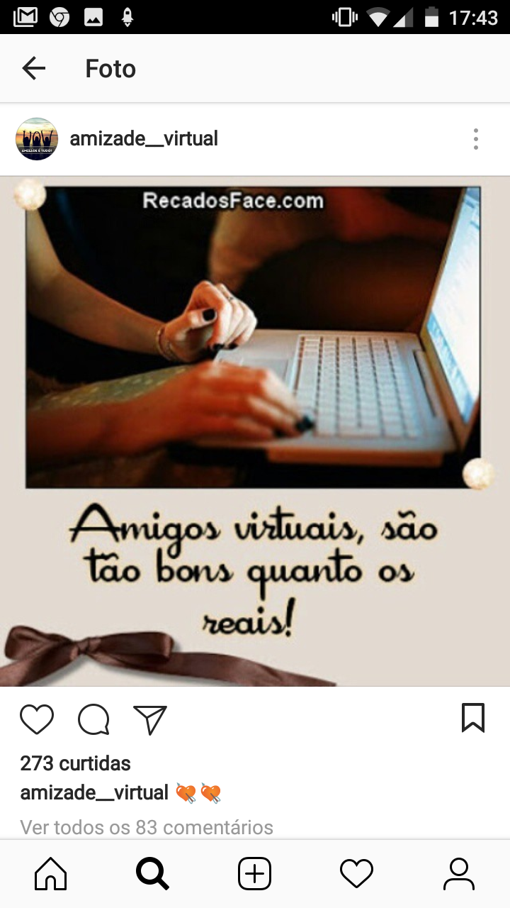 Amizades virtual