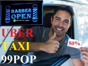 Barbearia para Uber, 99pop, Taxi com Desconto e Vários Serviços