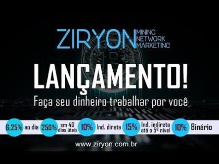 Ziryon Ganhe 250% ???? 6,25% ao dia