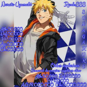 Rpg Naruto de cards