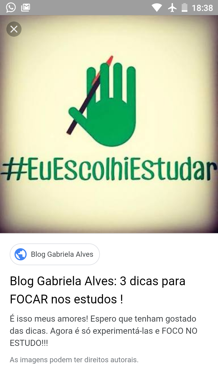 Foco nos estudos