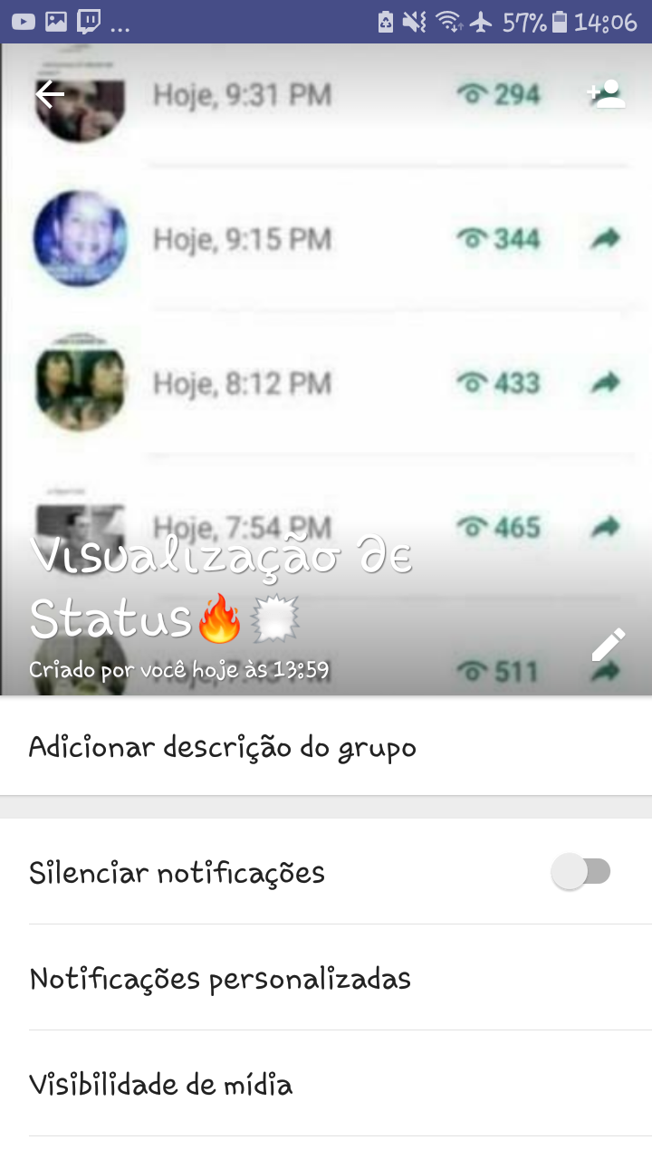 Vιѕυαℓιzαçãσ ∂є Status??