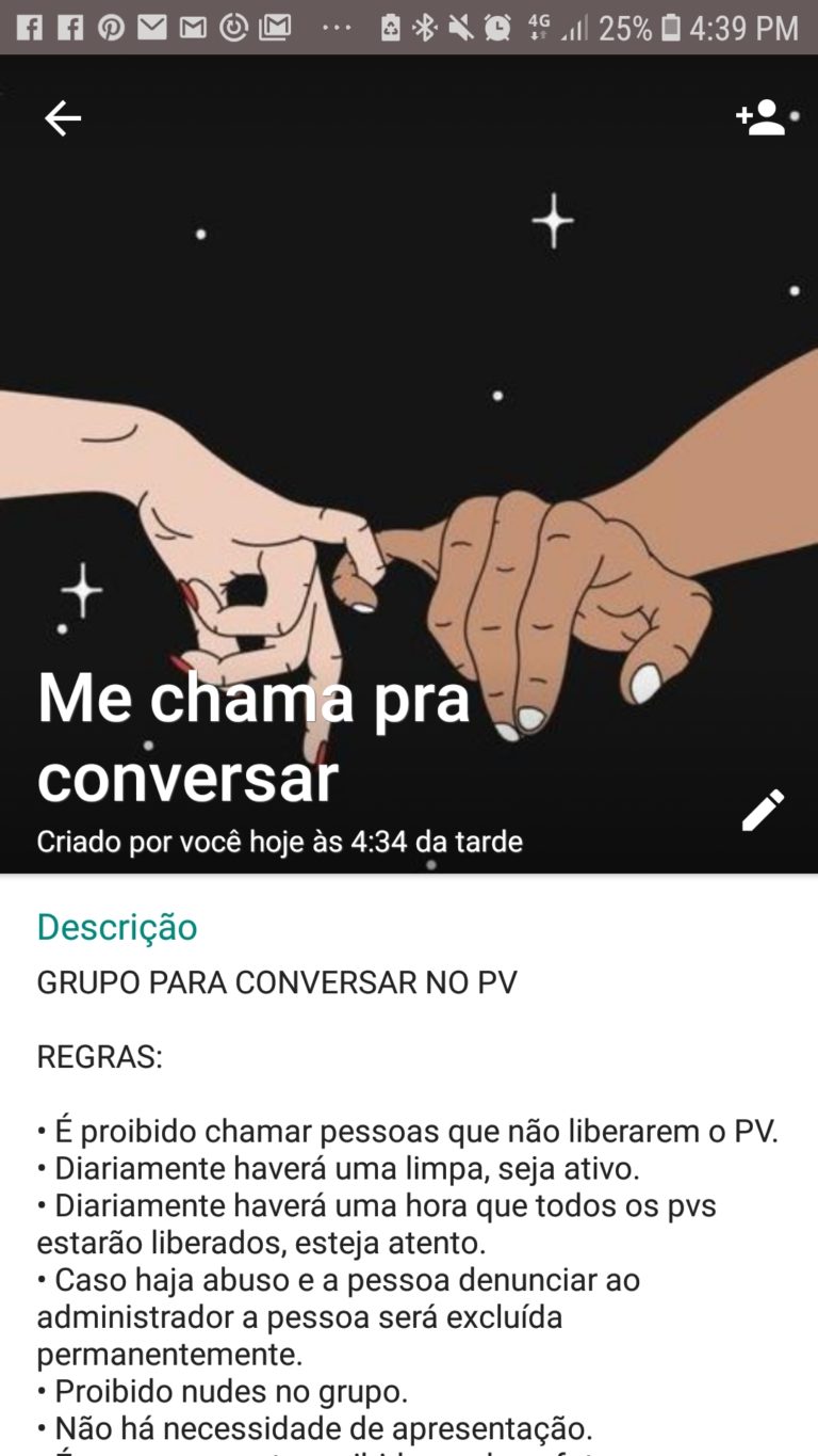 Me chama pra conversar