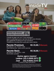 IPTV – Para clientes e interessados em revenda