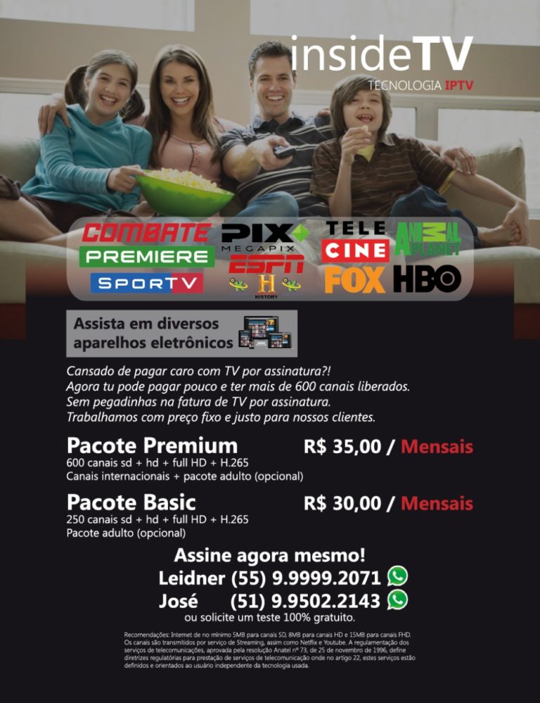 IPTV – Para clientes e interessados em revenda