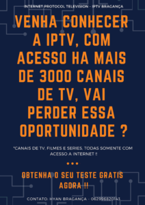 IPTV – TV AO SEU ALCANCE