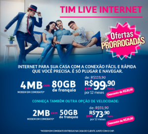 PRA REVENDA TIM LIVE INTERNET