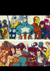 Heróis Marvel vs DC