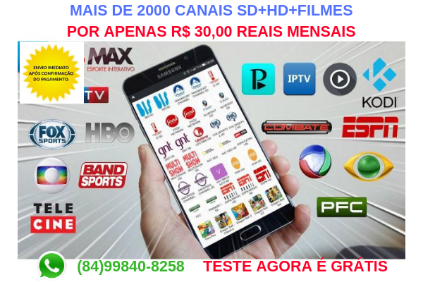+2000 CANAIS 30,00 REAIS