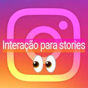 Interação nos stories do Instagram