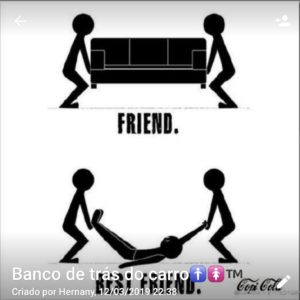 Banco de trás do carro