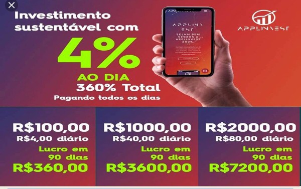 Applinvest 360% 90 dias