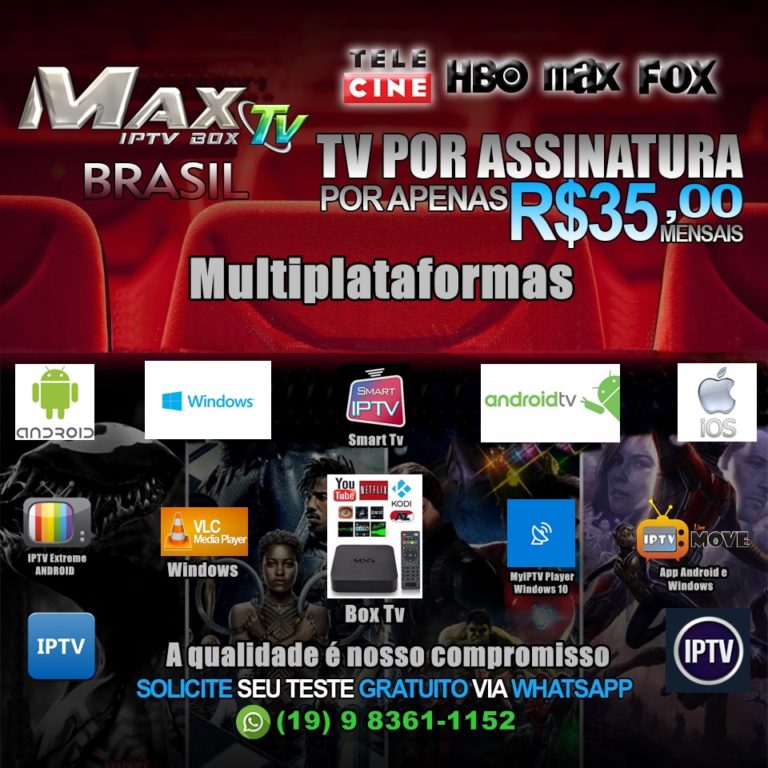 Max TV IPTV Online Brasil