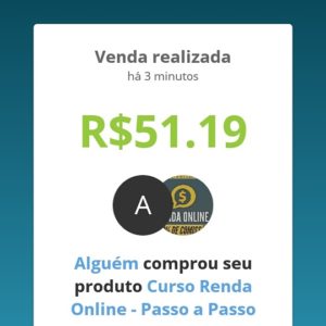 Renda oline passo a passo