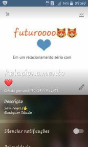 Relacionamento ❤