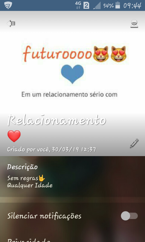 Relacionamento ❤
