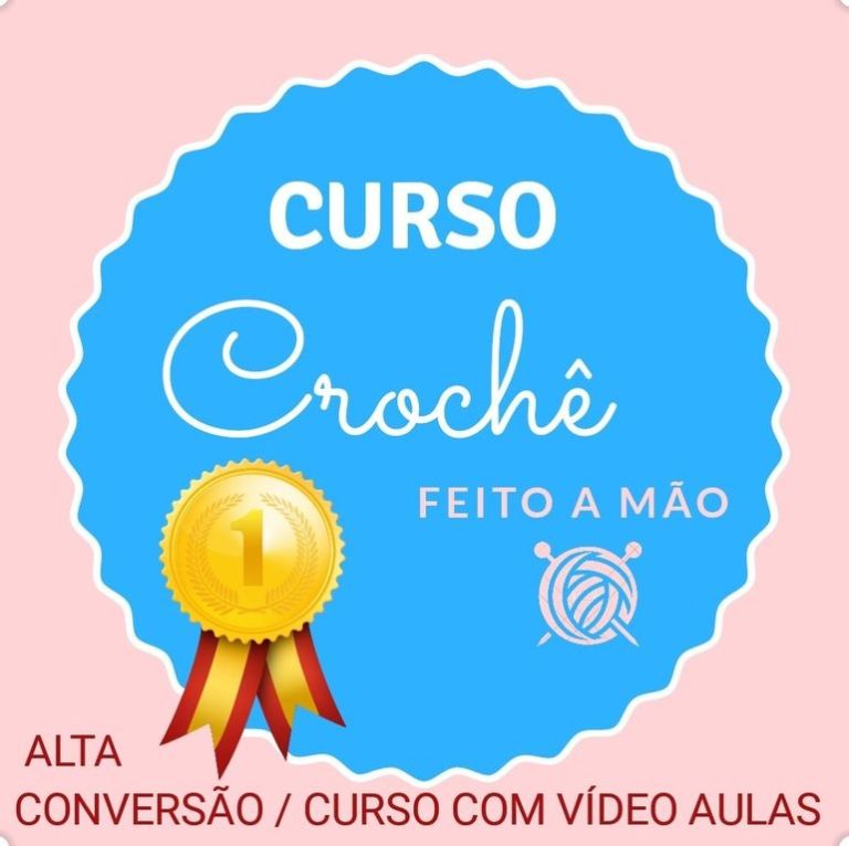 Curso Crochê feito a mão