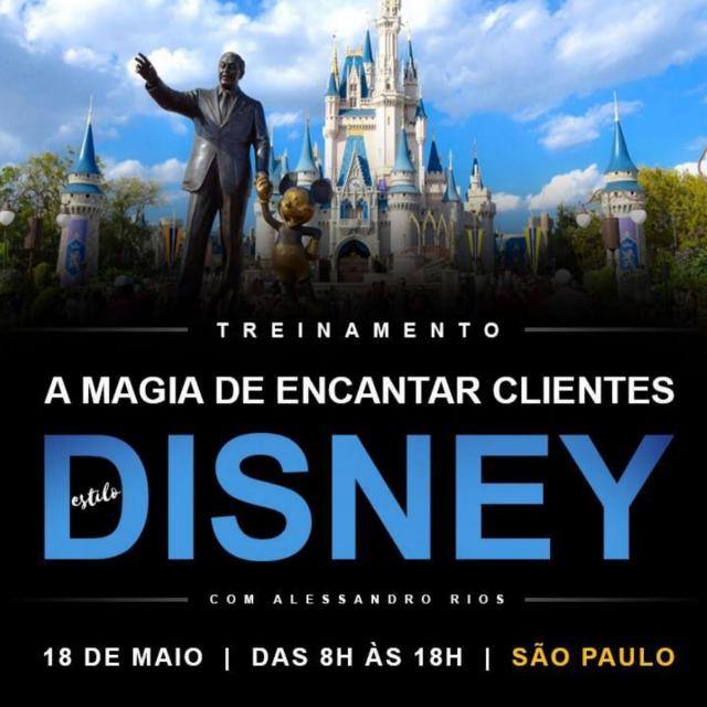Treinamento base Disney Magia encantar Clientes