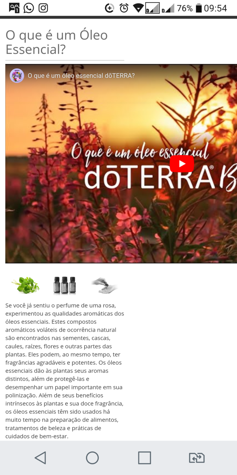 Trabalhando com venda de produtos olios top