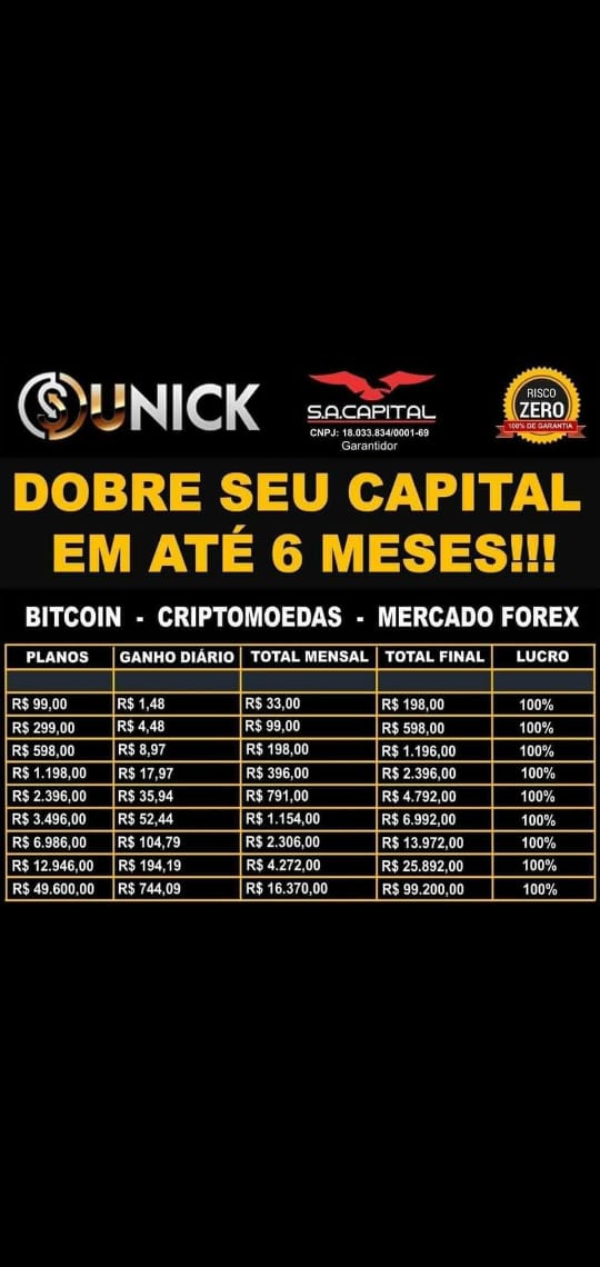 Unick pré cadastro