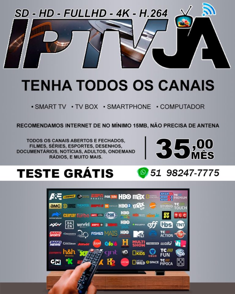 IPTV JÁ – Teste Grátis ?