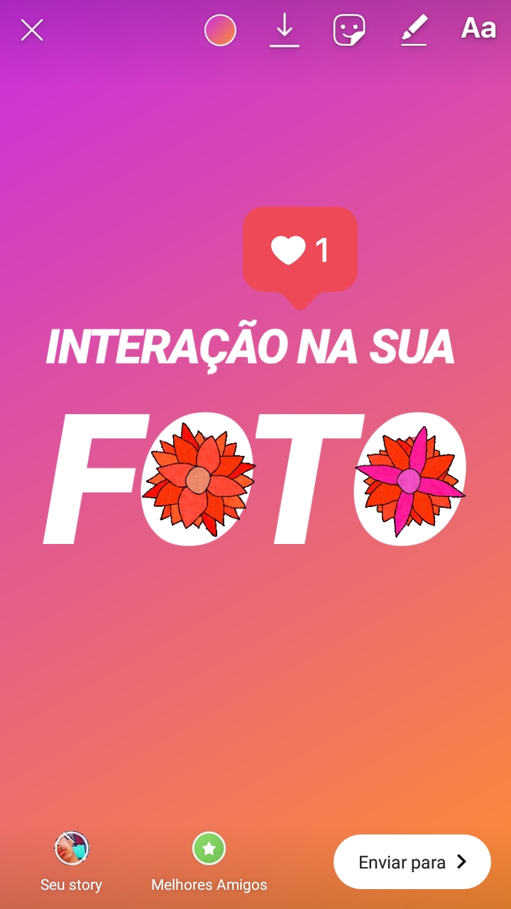 INTERAÇÃO NA SUA FOTO