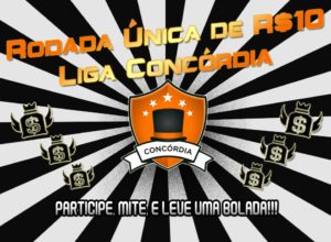 Rodada Única Concordia R$ 10,00 por rodada