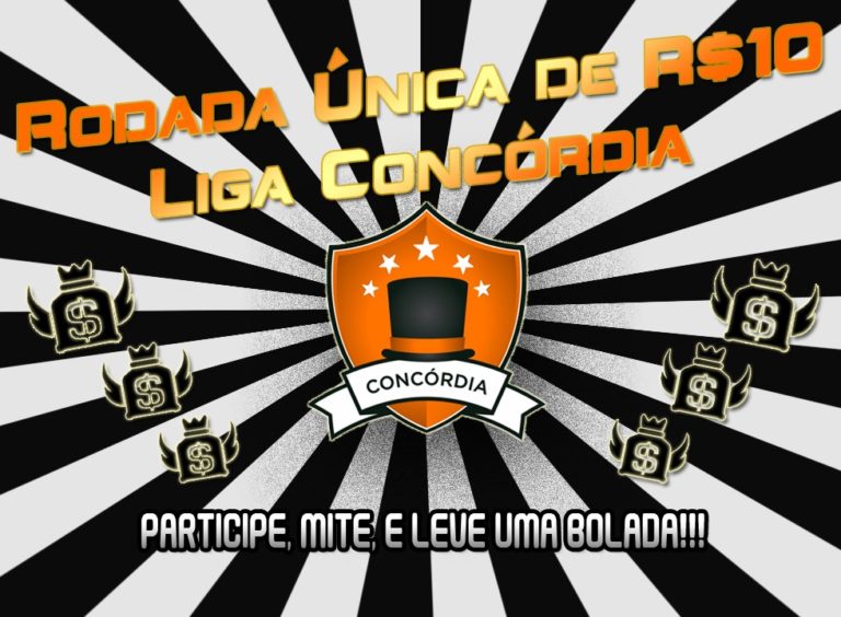 Rodada Única Concordia R$ 10,00 por rodada