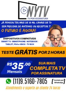 TESTE GRATIS NYTV
