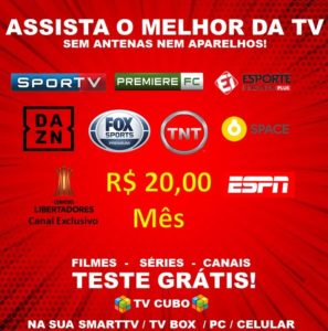 TRANSMISSÃO IPTV ESPORTE