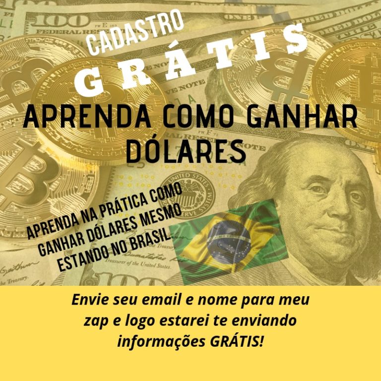 APRENDA COMO GANHAR DÓLARES DO ZERO