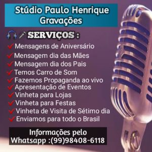 Gravação de Vinhetas de Propaganda
