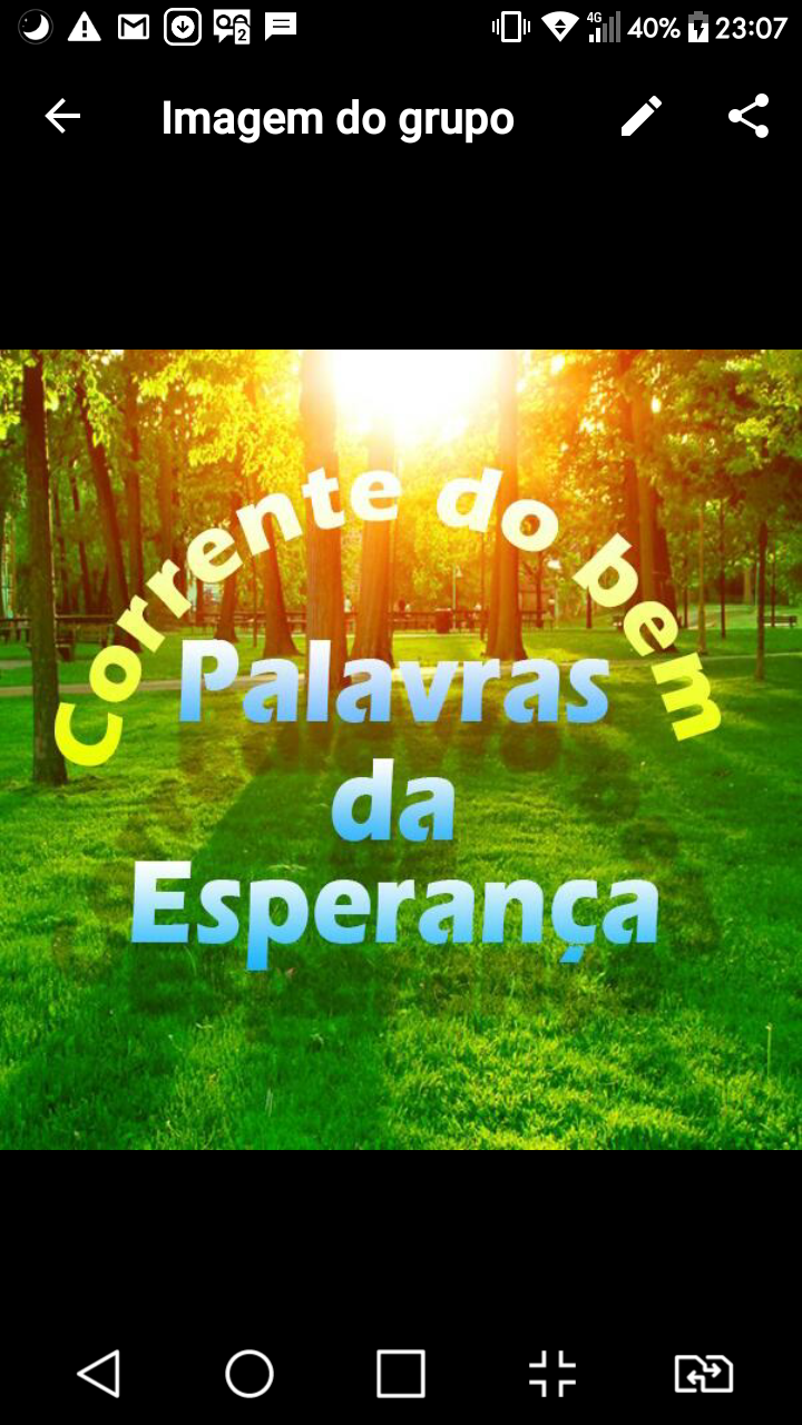 Palavras da esperança