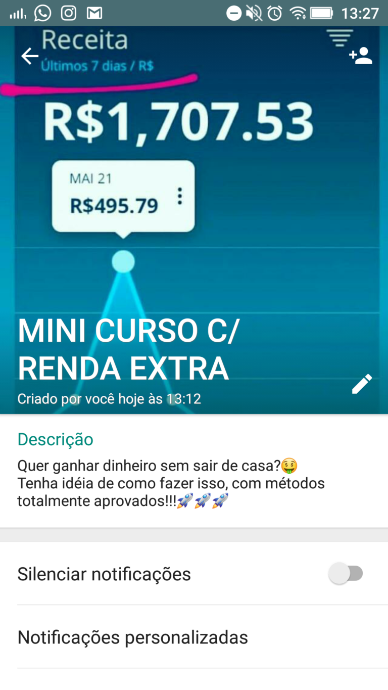 MINI CURSO C/ RENDA EXTRA