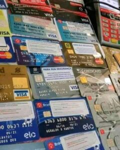 Cartao de creditos vendas