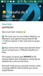 ?Desafio De 7 Dias?