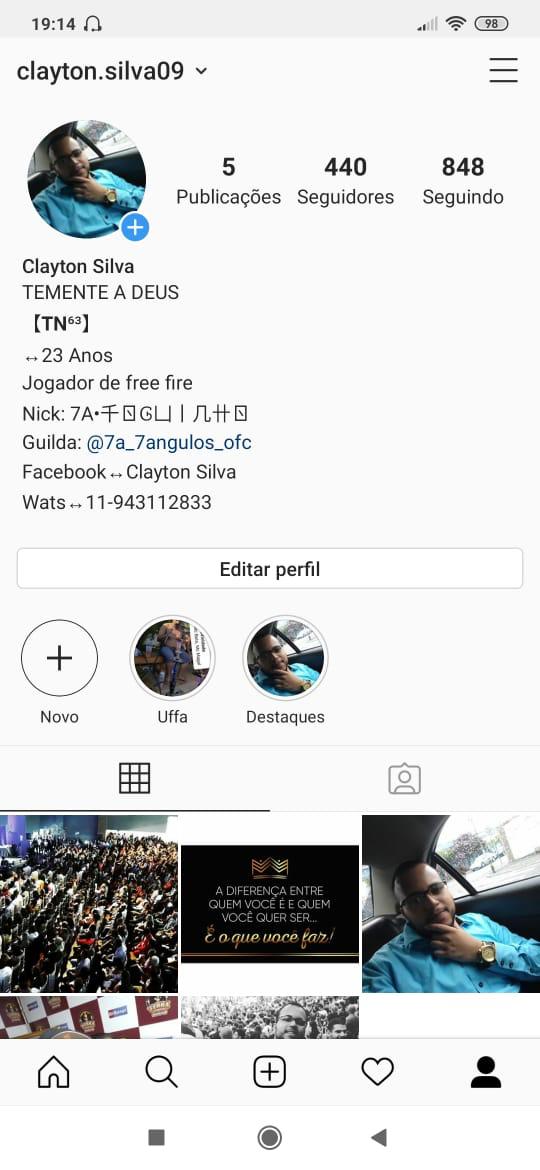 Seguidores no Instagram
