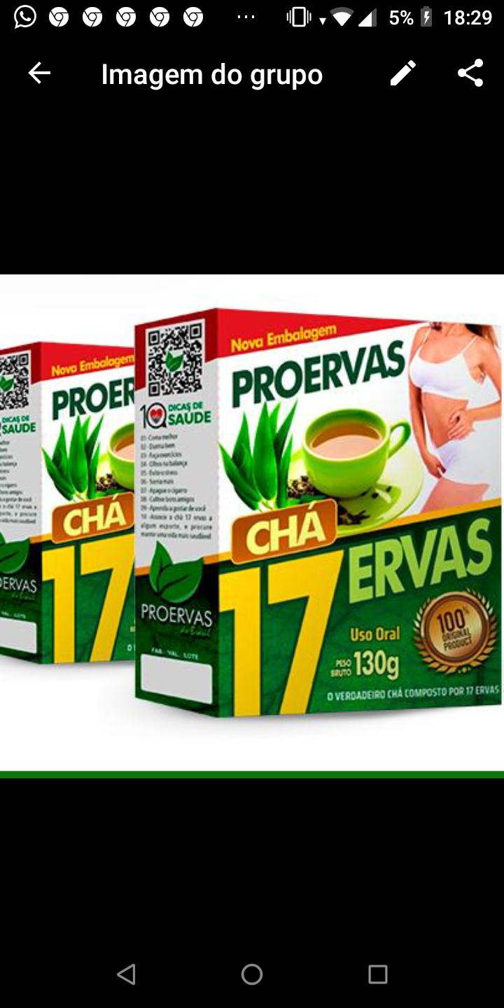 🍵 chá seca barriga grátis