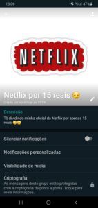 Netflix por 15 reias