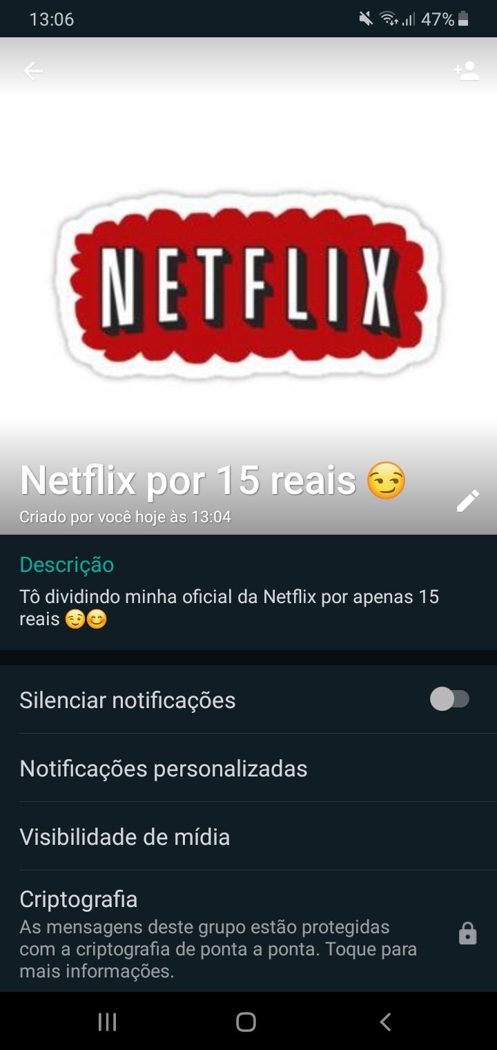 Netflix por 15 reias